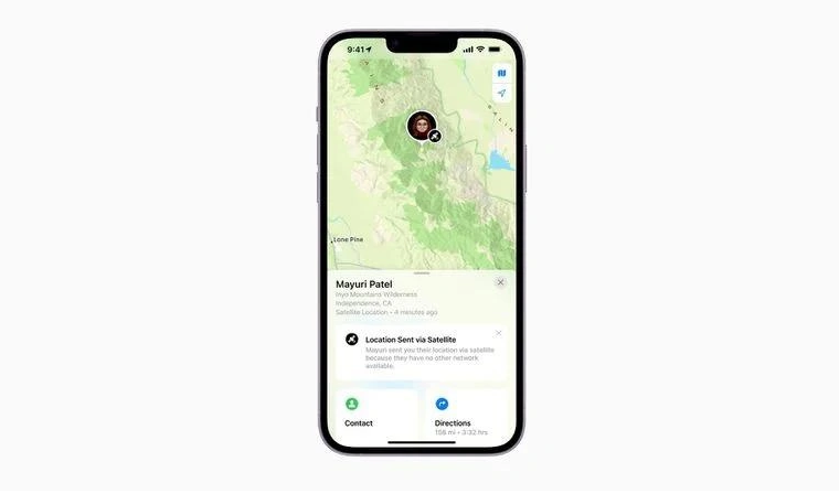 新巴尔虎右苹果14维修分享iPhone14系列中 FindMy功能通过卫星分享位置方法教程 